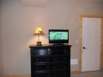 Dresser with Flat Screen TV in the Forth Bedroom